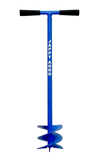 Jappy Agro Manual Dual Balde Post Hole Digger Auger Hand Drill Earth Auger Machine Tools 6 inch Holes/Daimter