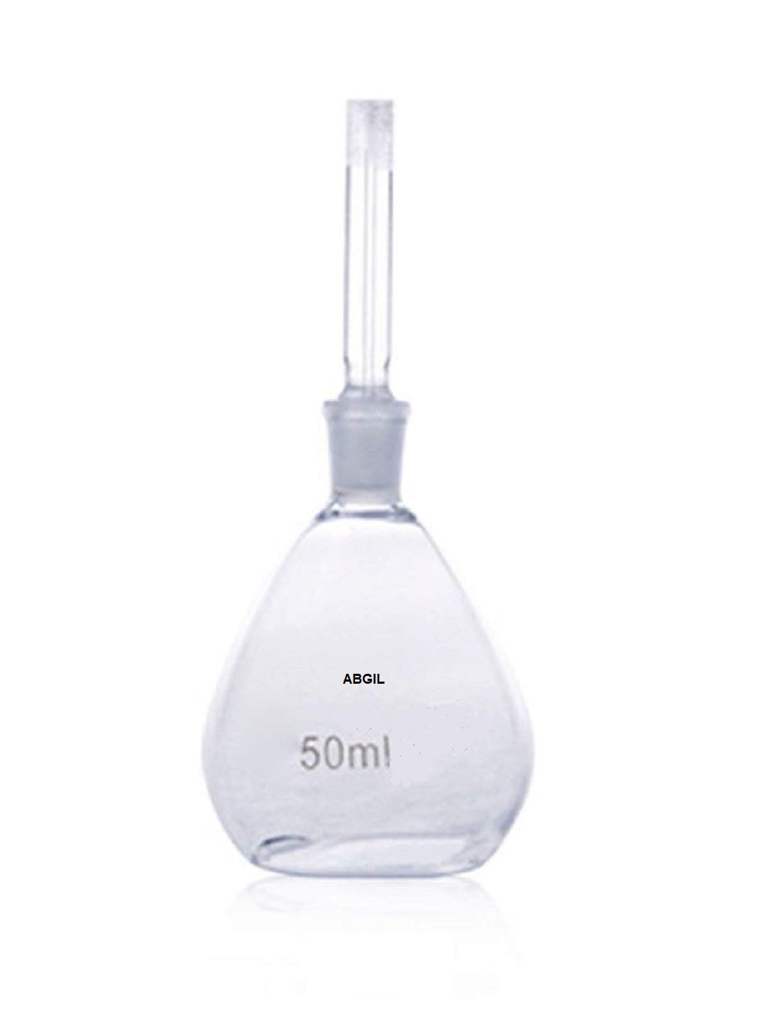 ABG BOROSILICATE GLASS SPECIFIC GRAVITY BOTTLE WITH GLASS STOPPER. ONE UNIT IN A BOX. 50 ML CAPACITY (B07T466J5Z) Amazon Price History, Amazon Price Tracker