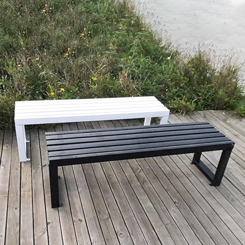 Banc en fer résistant aux intempéries pour un aménagement durable de parc