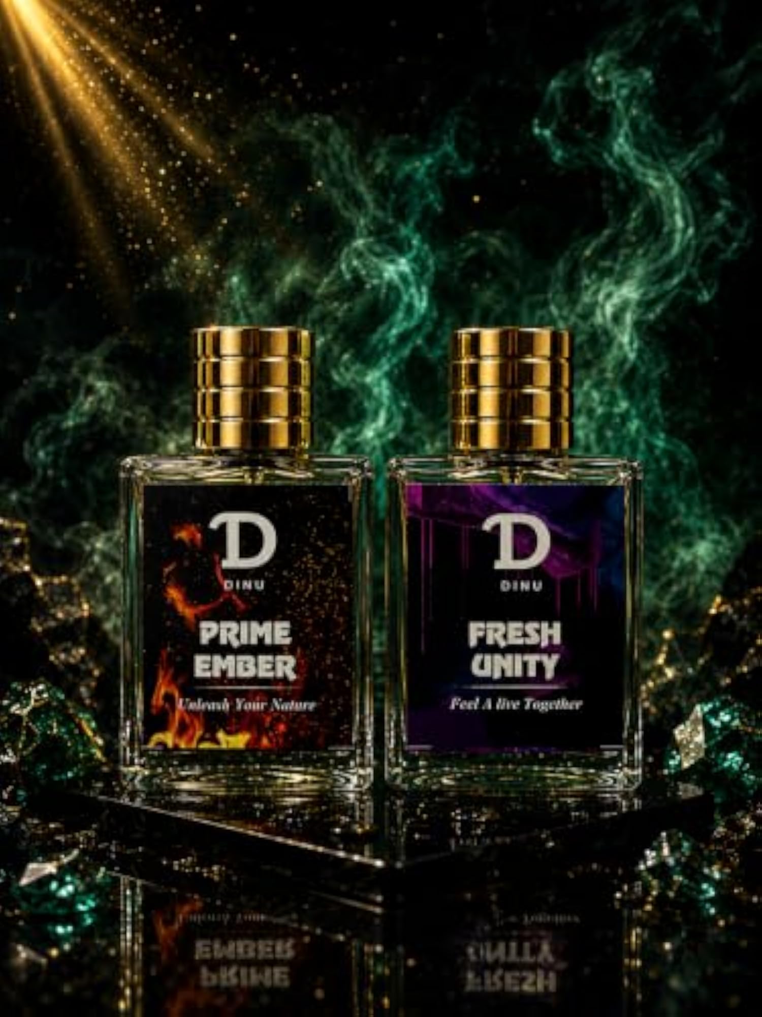 Dinu Fresh Unity Eau de Parfum Floral Fruity Woody Combo Set