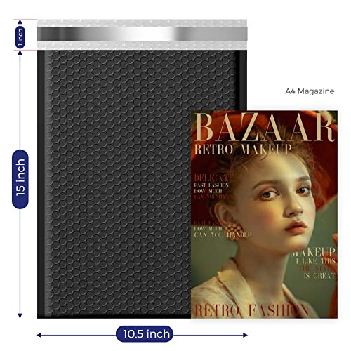 Fuxury-Bubble-Mailers-105x16-Inch-25-Pack-Padded-Envelopes-Self-Seal-Adhesive-Waterproof-Large-Shipping-Envelopes-Padded-Mailers-Bubble-Bags-for-Mailing-Packaging-Small-Business-Black5