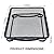 VAMIGO Twin Pack Ground Bird Feeders for Outside with Metal Stakes and Bird Feeder Tray Cleaning Brush - 7" x 7" - Platform Bird Feeder - Seed Dish Bird Feeder with Raised Edges - Hanging Crow Feeder