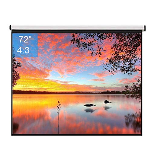 Pantalla de proyección manual 72" 4:3 para pared