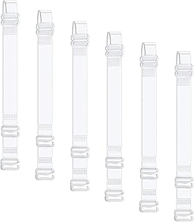 Clear Bra Straps 3 Pairs Adjustable Invisible Bra Straps Transparent Shoulder Strap Non-Slip
