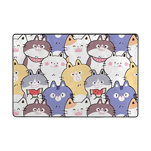 Tapis corail ultra doux HAOXIANG en coton stretch pour un confort de salon unique