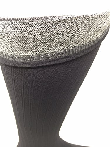 Image of JOBST forMen Ambition, Knee High w / SoftFit Technology, 30-40 mmHg, Gray, SZ 4 /Long