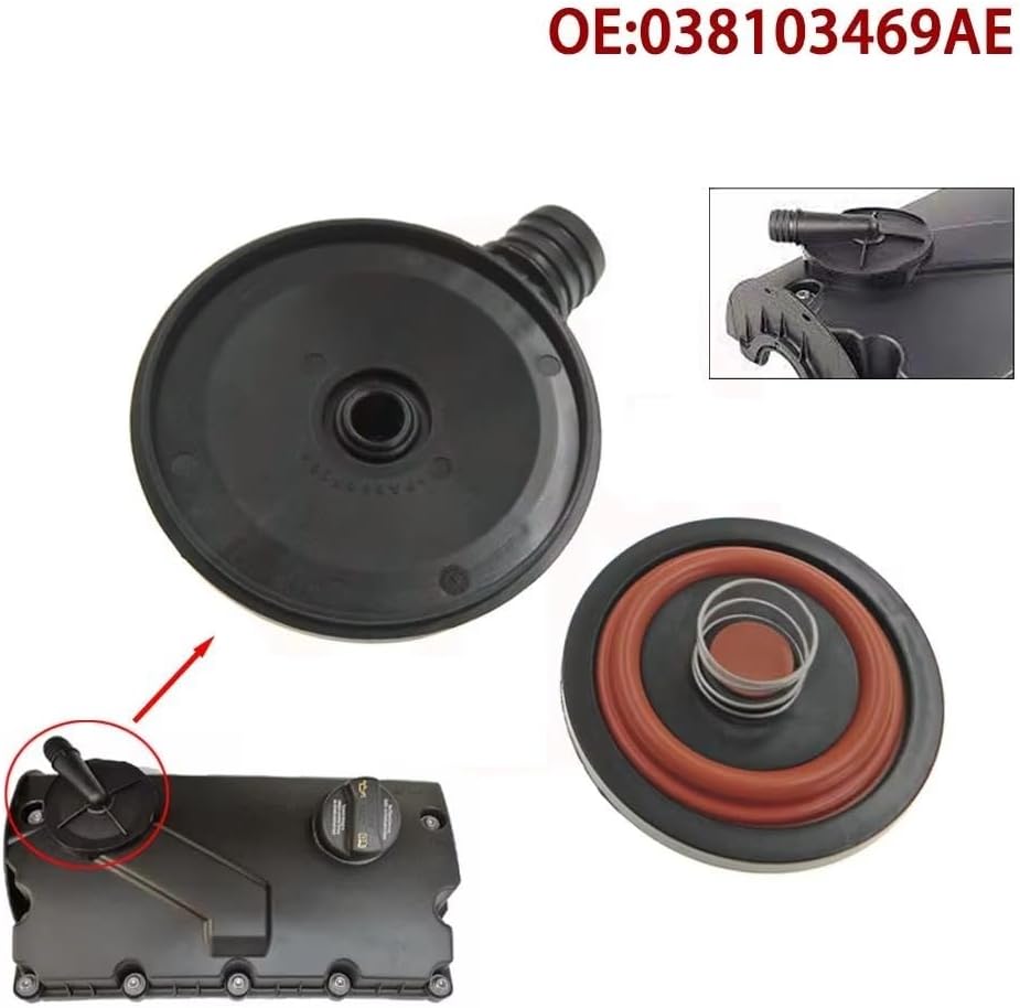 038103469AD 車エンジンPCVバルブカバー修理キット メンブレン付き 038103469 トランスポーター用 T5用 パサ