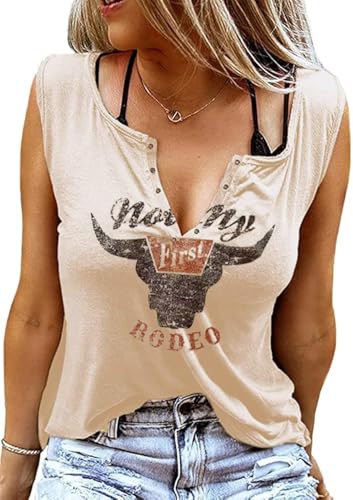 Sxkayxr Tank Tops for Women 2025 Country Concert Outfits for Women Cute Summer Sleeveless Tops Graphic Tees T Shirts