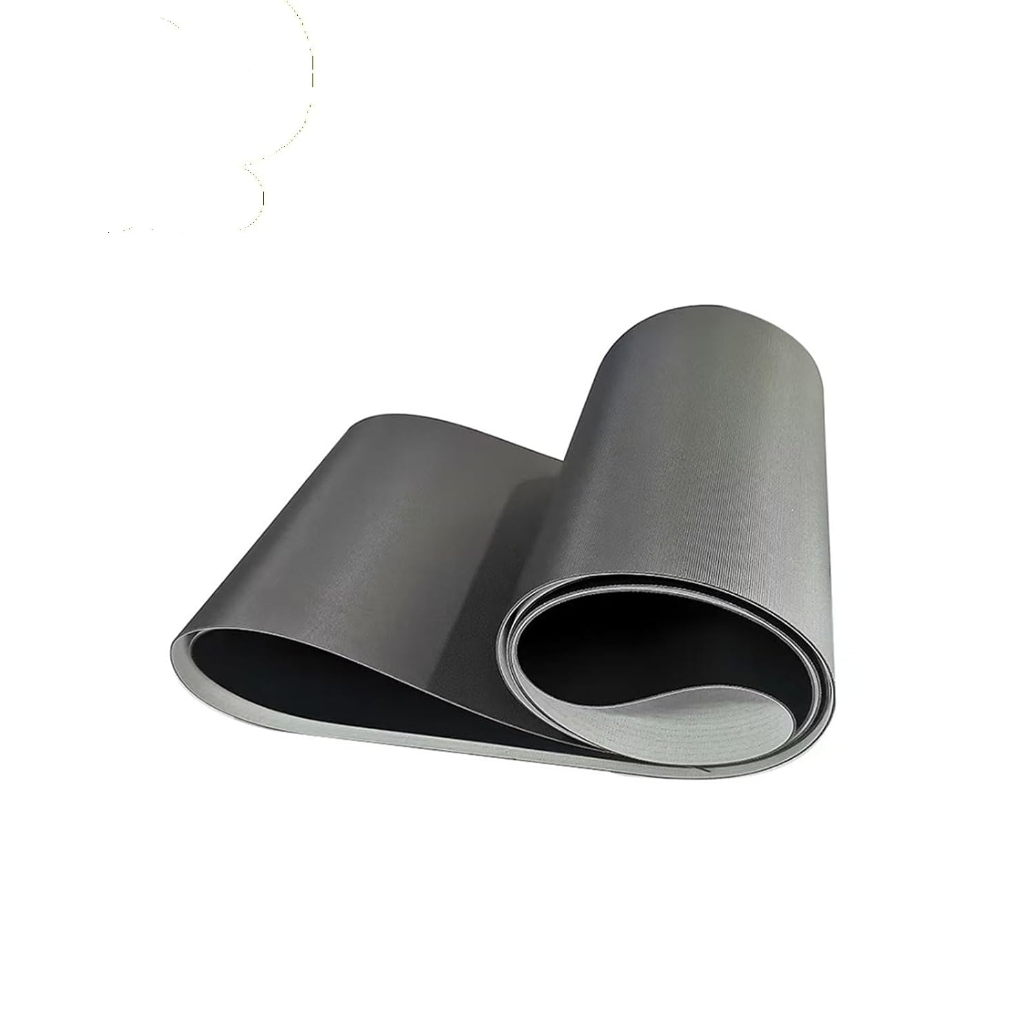 1PCS Circumference: 3000mm-3450mm Belt Width: 35mm Matt Black PVC Industrial Transmission Conveyor Belt (3000mm,4mm thickness -1pcs)