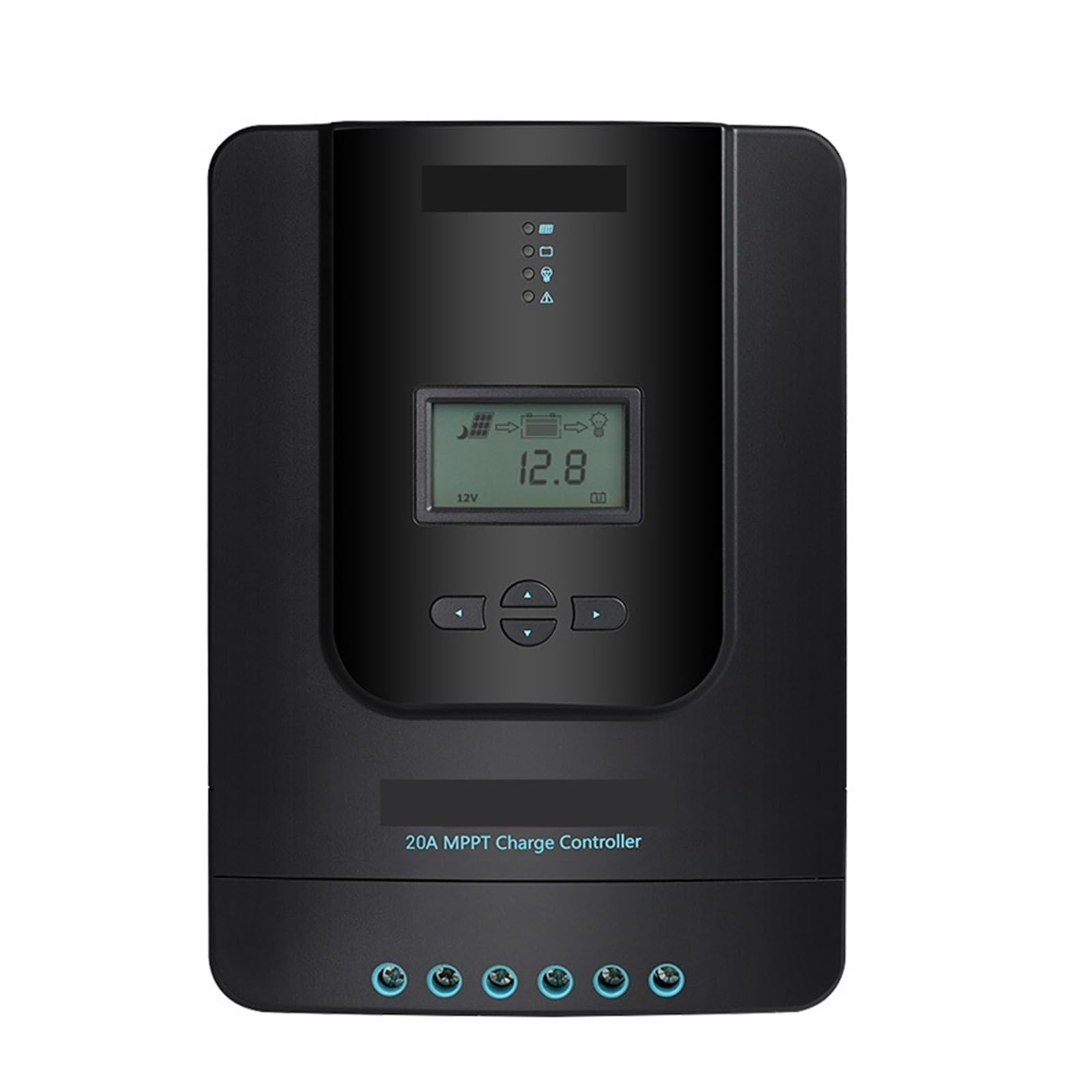 20A 12V/24V Auto DC Input MPPT Solar Charge Controller Parameter Adjustable LCD Display Solar Panel Regulator