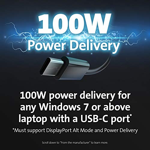 Kensington SD4850P USB-C Docking Station for Dell, HP, Lenovo, Surface, PixelBook, Pixel Slate- Dual 4K Video, 100W PD (K34115NA) by Kensington - Image 6
