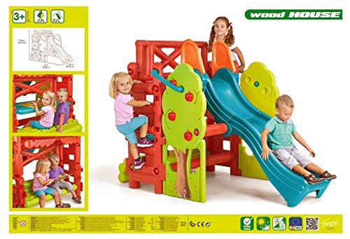 Amazon.co.jp: FEBER リンゴの木のプレイジム＆すべり台 ツリー
