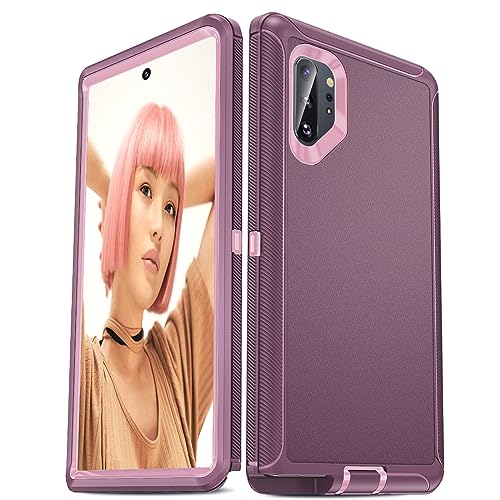 Coque Note 10 Plus LeYi ajustement haut de gamme robuste bordeaux
