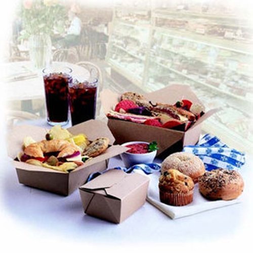 ECOTB3K-PB Bio-Pak 66 Oz / #3 Take-Out Container - 200 / CS