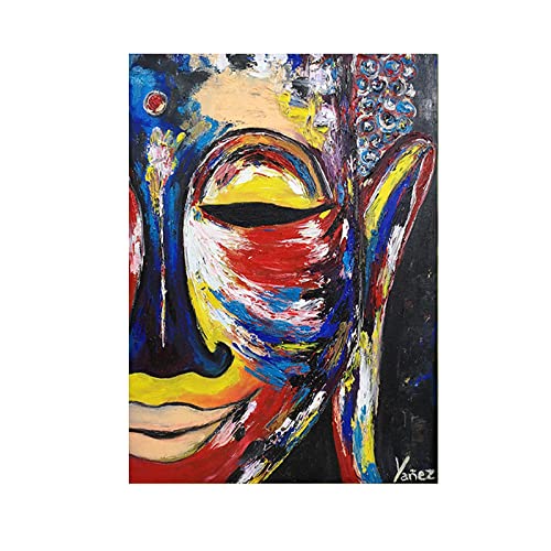 Lienzo pared arte Buda lienzo pintura Abstarct arte imagen póster religión moderno pared clásico Cover