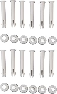 OUKENS 12 Pack Pool Joint Connector Pins, Replacement Bracket Swimming Pool Fitting Kit with Nail Bolt Pin for INTEX 28270 28272, PVC Practical Joint Pin for Above Ground Pool Repair Parts & Hose