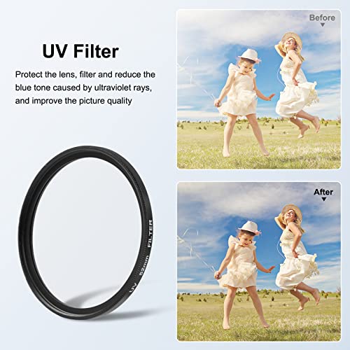 Image of PULUZ 52mm UV Lens Filter Adapter Ring for GoPro Hero11 Black / Hero11 Black Mini / HERO10 Black / HERO9 Black