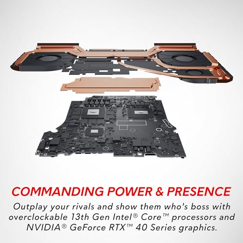 M18 Gaming Laptop, QHD+ Display, Intel Core i7-13700HX, 16 GB DDR5 RAM, 1 TB SSD, NVIDIA GeForce RTX 4070 8 GB GDDR6, Windows 11 Home, 1 anno Premium Support - Notebook - Immagine 4