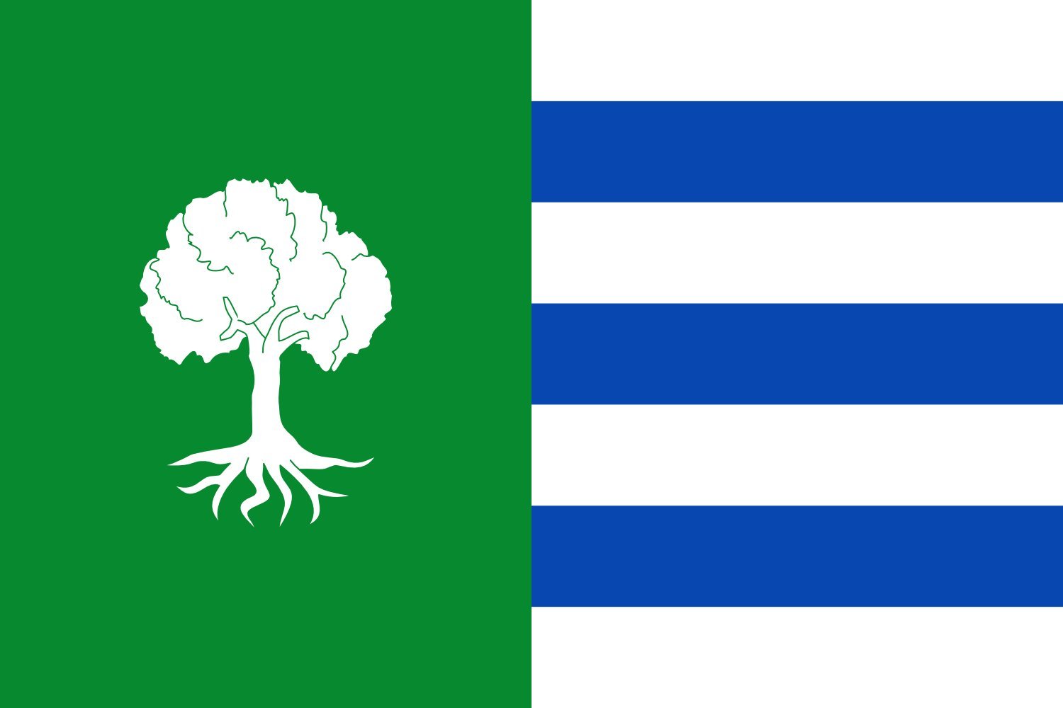 Drapeau Large Olmedilla de Alarcón pour Remplacer un Pavillon Usé
