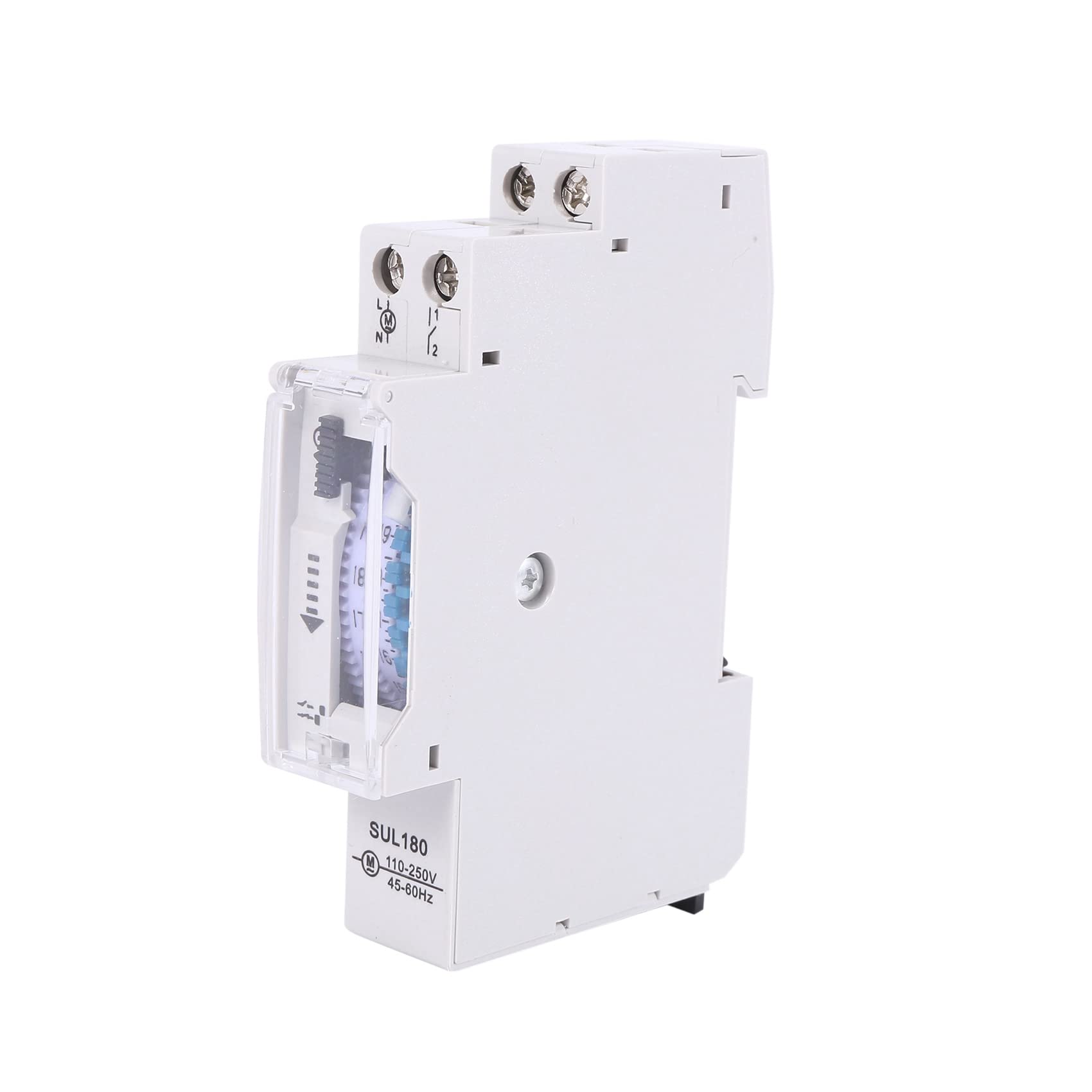 3X Sul180A 15 Minutos Temporizador mecánico 24 Horas Programable Rail Din Temporizador Interruptor de relé Medición Análisis Instrumentos