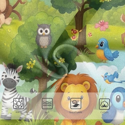 Toddler Briefs, Cute Cartoon Animals Giraffe Cotton Girls Underwear, 2–8 Years3