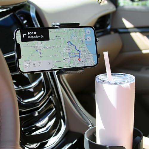 Portavasos 2 en 1 CupCargo Pro con soporte para celular miniatura 5