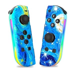 VramifyHub Wireless Joypad Controllers for Nintendo Switch – Elevate Your Gaming Experience with RGB Lights, Precise Controls, and Long Battery Life