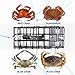 A1FISHER Crab Traps with Galvanized Steel Mesh with 6 Blue Loops 3PCS for Dungeness, Rock Crab