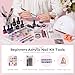 Glamonade Acrylic Nail Kit with Everything: Professional Nail Kit Set for Beginners 48W Nail Lamp Complete Nail Supplies Salon