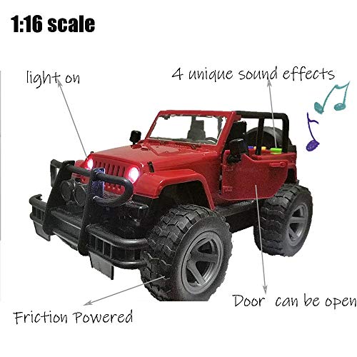 Carro de Juguete 1:16 Off-Road Militar con Luces y Sonidos miniatura 7