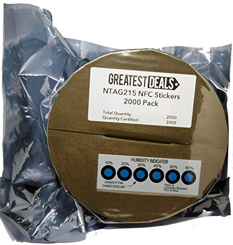 Pegatinas NFC NTAG215 de 28 piezas garantizadas para TagMo 5