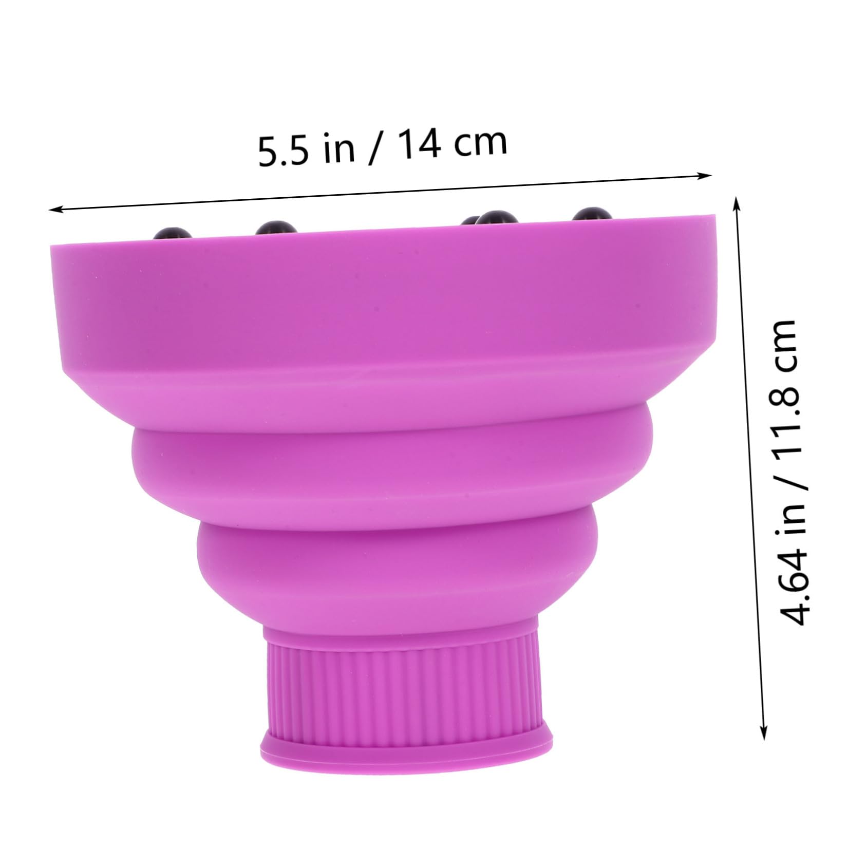 NOLITOY Hair Dryer Diffuser for Curly Hair Universal Blow Dryer Cover Folding Design for Salon