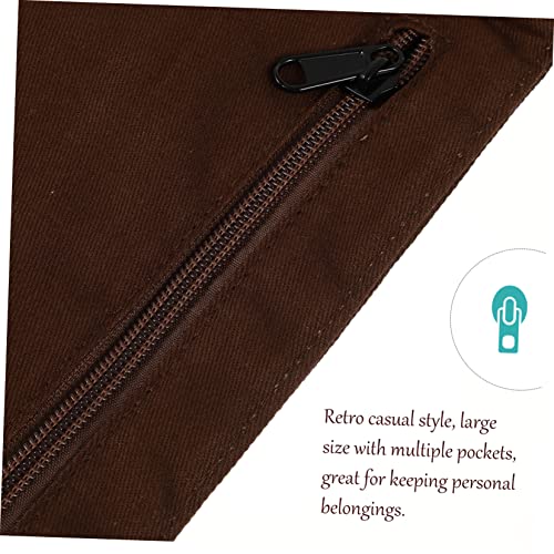 Riñonera unisex de gran capacidad con soporte móvil y multibolsillos 7
