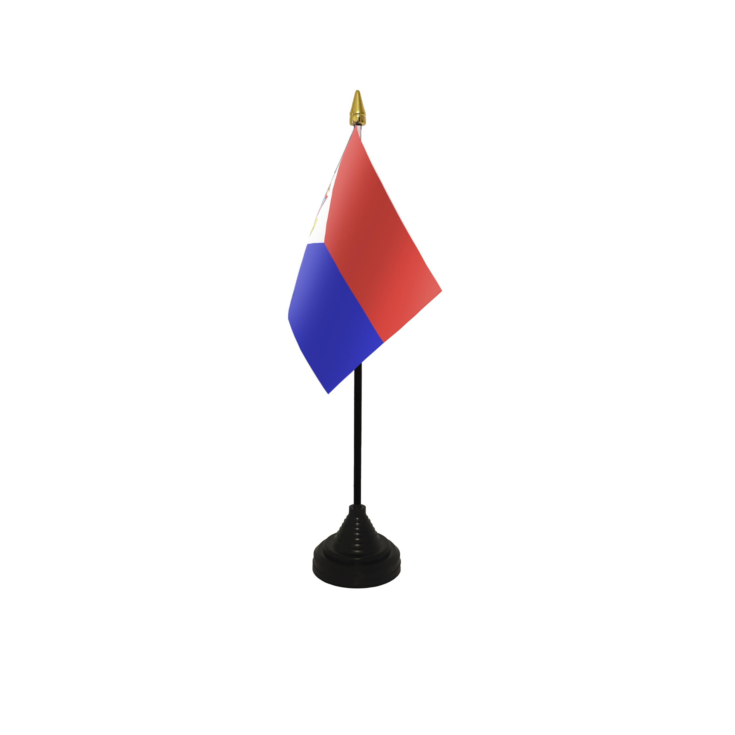 Flagtex Saint Martin Small Table Flag With Black Base