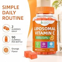 BIGBIO Liposomal Vitamin C Gummies 1000mg, Sugar-Free Chewable Vitamin C with Elderberry, Zinc & Iron, Daily Immune Support, Antioxidant & Energy Boost, Collagen Support, 90 Count — image 7