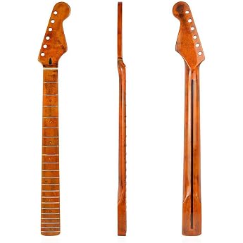 Tumnea Guitar Neck Electric Guitar 22 Fret Electric Guitar Neck Maple Guitar Neck Fingerboard Compatible ST Electric Guitar