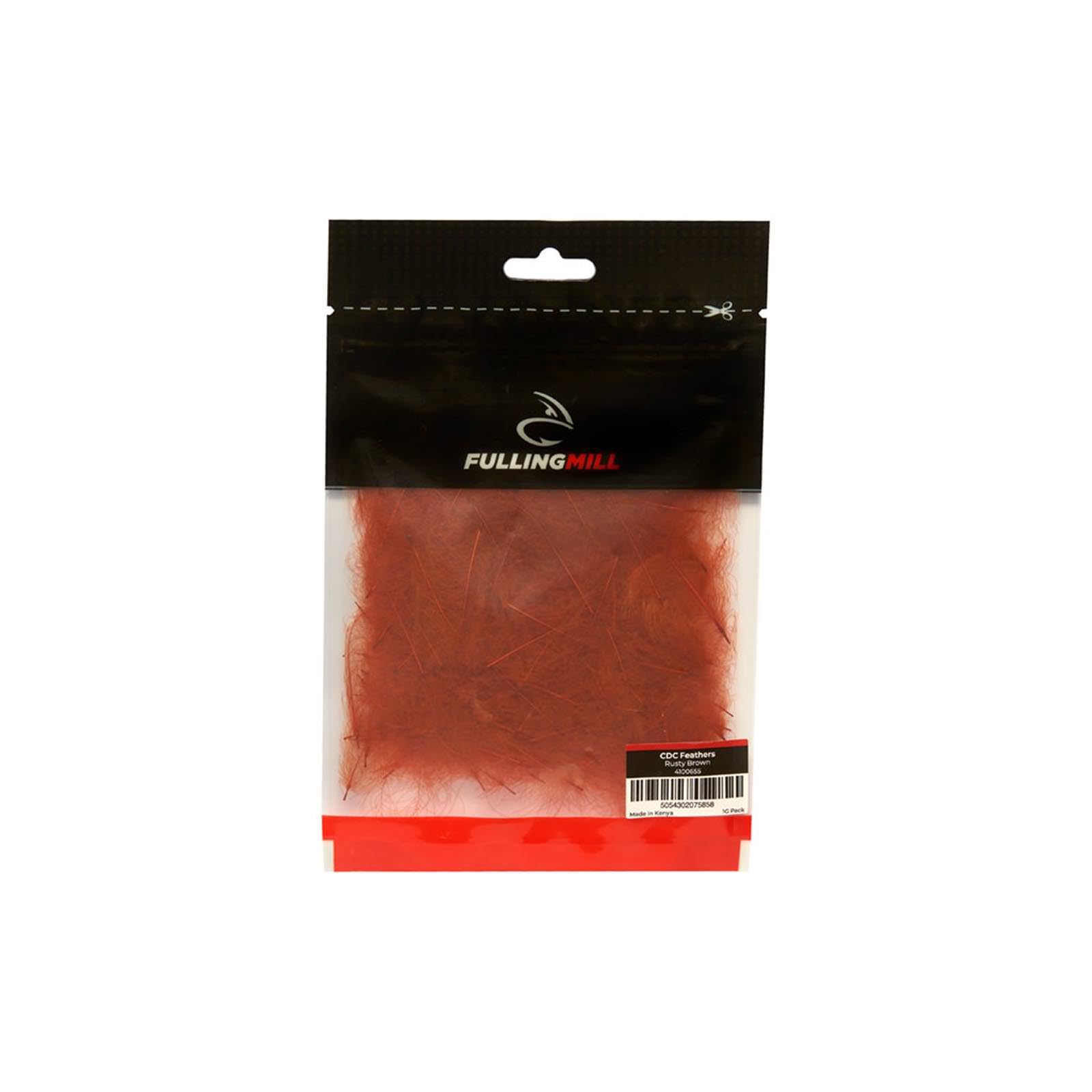 Fulling Mill CDC Feathers 1g Rusty Brown