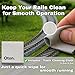 N Scale 20-100 Curve Track R249-45 (8pcs) + 24-815 UniJoiners (4pcs) + 15×15cm Track Cleaning Cloth – Set for Smooth Rail Layout