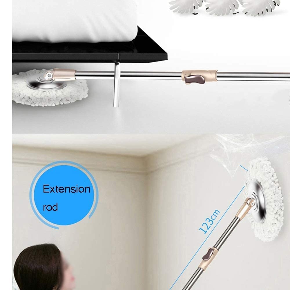 Sistema cubeta trapeador giratorio Trapeador giratorio Trapeador giratorio cubo giratorio desmontable acero inoxidable Sistema limpieza del piso cabezal repuesto microfibra Sistema limpieza del piso