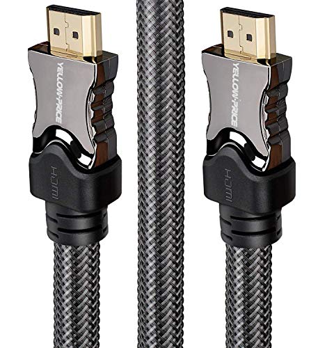 8K HDMI Cable 6ft, YELLOW-PRICE HDMI Cable 2.1 Support 8K@120Hz,4K@120Hz, 48Gbps, Support Dynamic