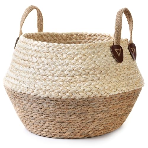 Pot for Artificial Tree Indoor, Vase for Olive Tree Indoor, Fake Plant Pot, Planter for Faux Plant (10