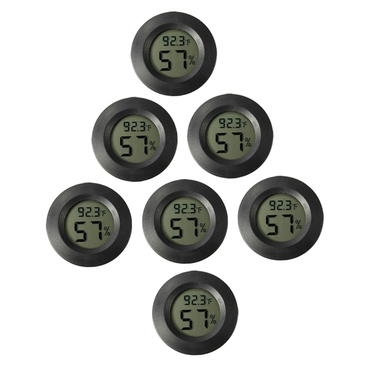 BESPORTBLE 21pezzi Igrometro Digitale Mini per Rettili Termometro e Misuratore di umidità per Terrario da Display e Compatto per Ambienti Domestici e Allevamenti di Animali