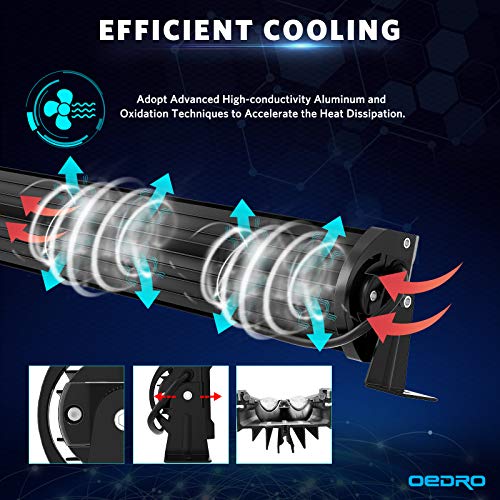 Image of OEDRO LED Light Bar 16 Inch Spot Flood Combo with Wiring Harness