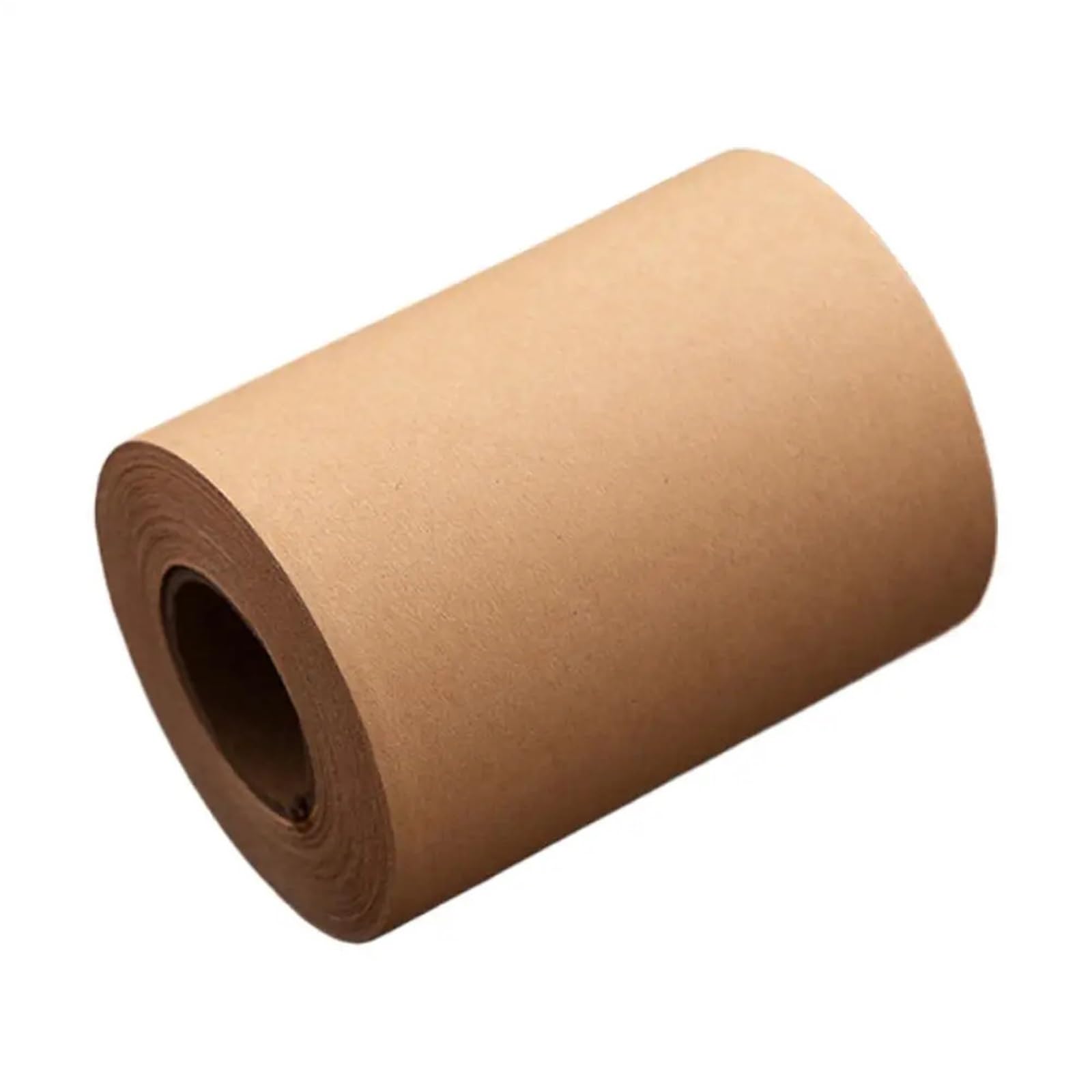 zyrqon Kraft Paper Roll Holder Wall Mounted with Cutter - Multi-Use Paper Dispenser for Memo Board, To-Do Lists, Drawing & Artwork(5roll Kraft Paper Sticky Notes)