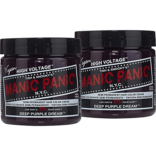 MANIC PANIC Deep Purple Dream Hair Dye 2 Pack