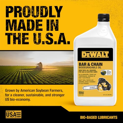 DEWALT Biodegradable Bar & Chain Oil 32 oz