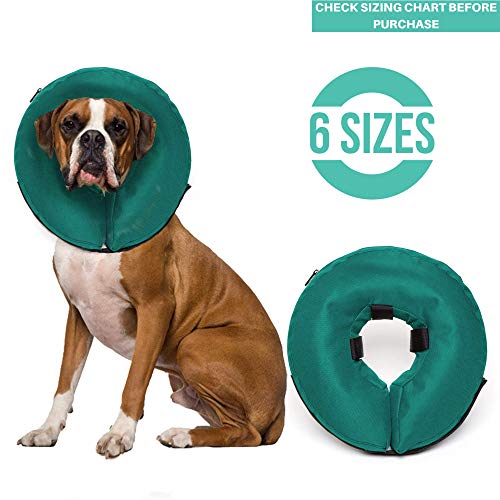 ProCollar Protective Inflatable Recovery Collar for Dogs and Cats - Soft Pet Cone