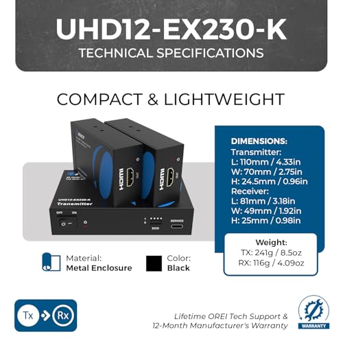 Répartiteur HDMI 1x2 4K pour diffuser votre décodeur sur deux TV - 5