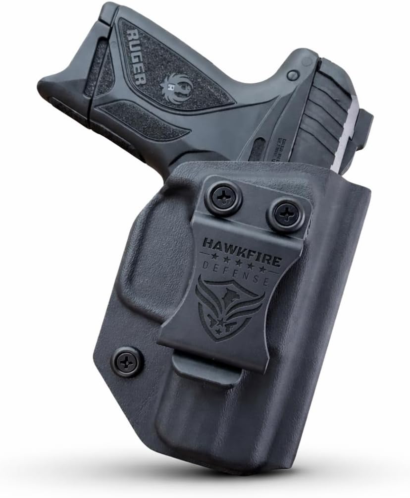 Fit for Ruger Security 380 IWB Kydex Holster – Concealed Carry Inside Waistband, Slim and Secure Fit with Audible Click Retention, Durable Lightweight Design – Made by HAWKFIRE