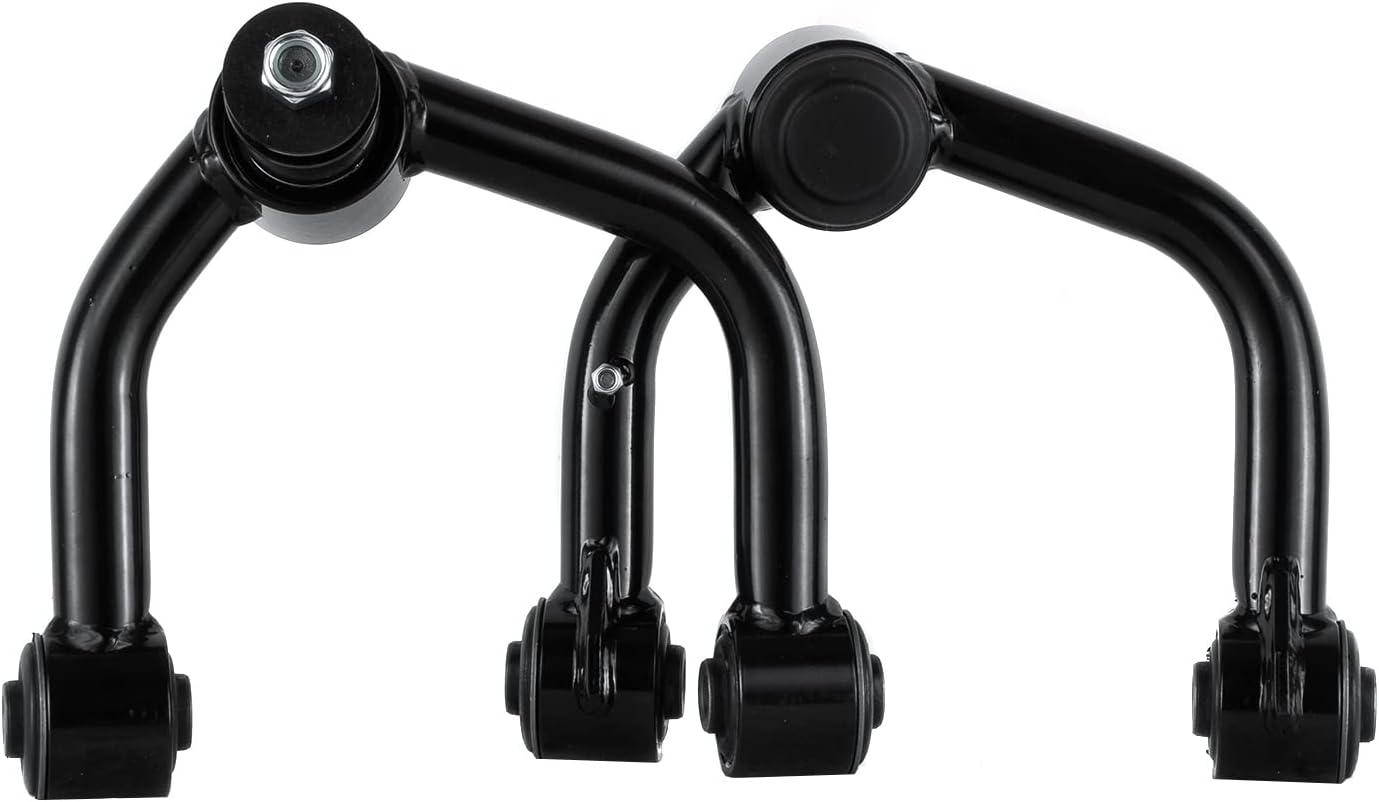 Front Upper Control Arms for 2000-2007 Toyota Tundra Sequoia Base SR5 Limited Standard Extended Crew Cab Pickup Sport 3.4L 4.0L 4.7L V6 V8 GAS, 2000 2001 2002 2003 2004 2005 2006 2007 A-Arms